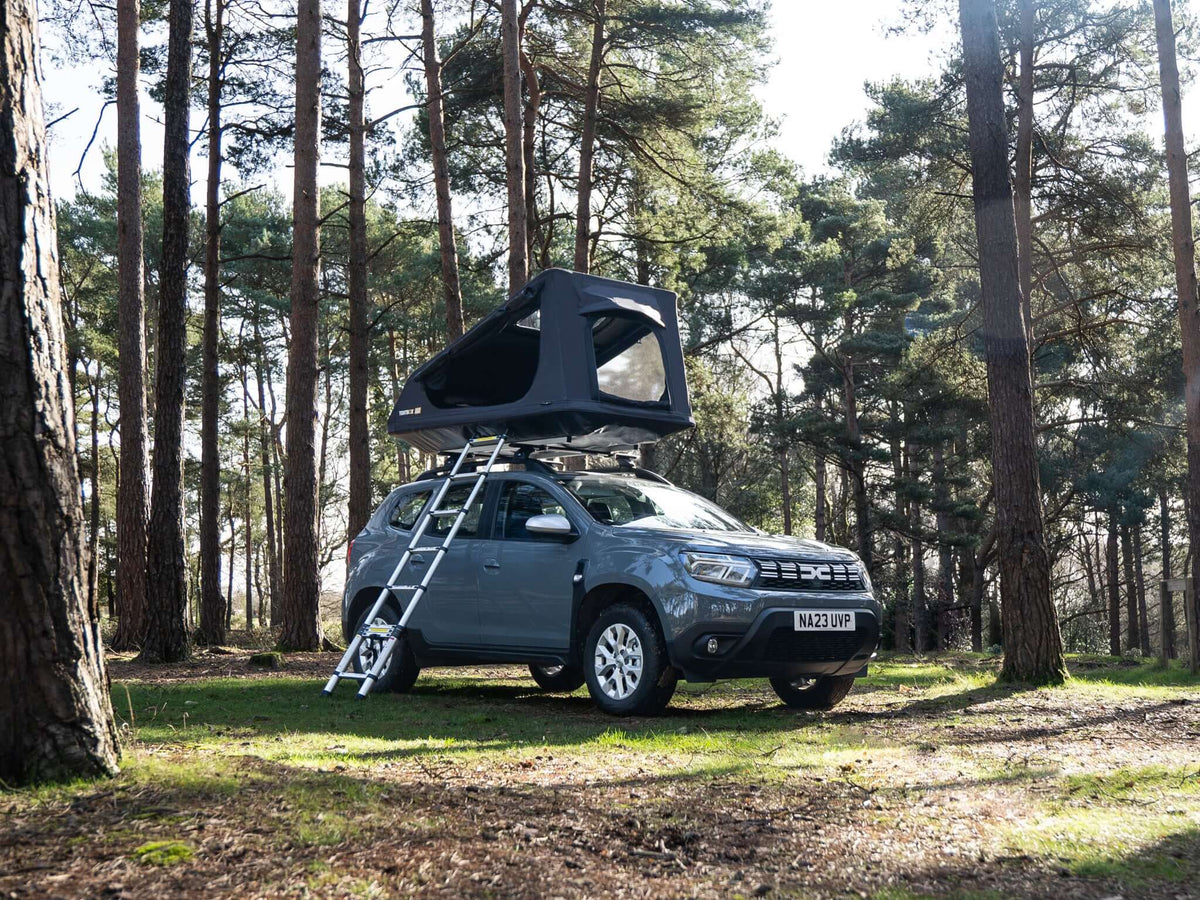 TentBox GO - Tenda da tetto a copertura morbida blu scuro