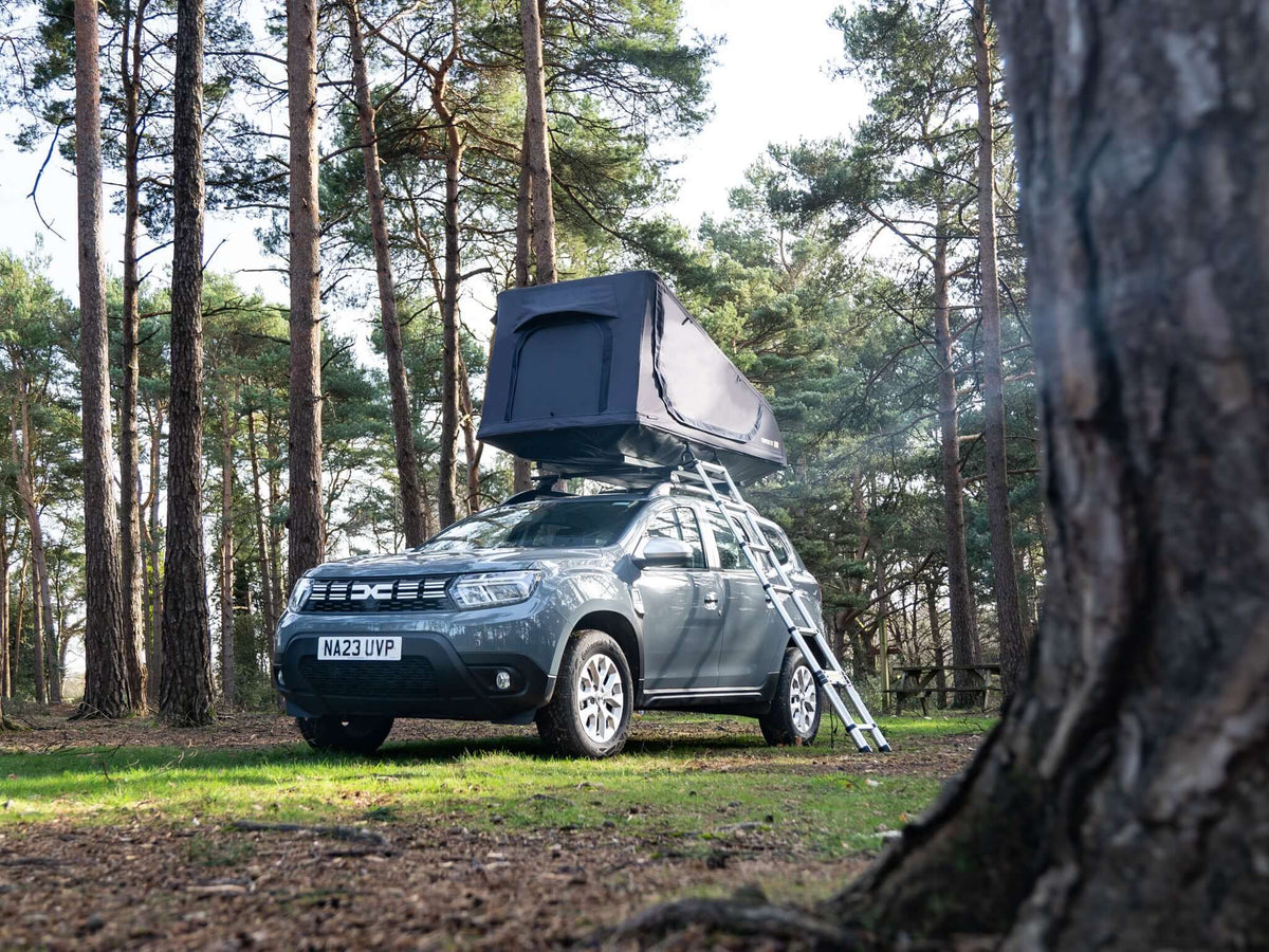 TentBox GO - Tenda da tetto a copertura morbida blu scuro