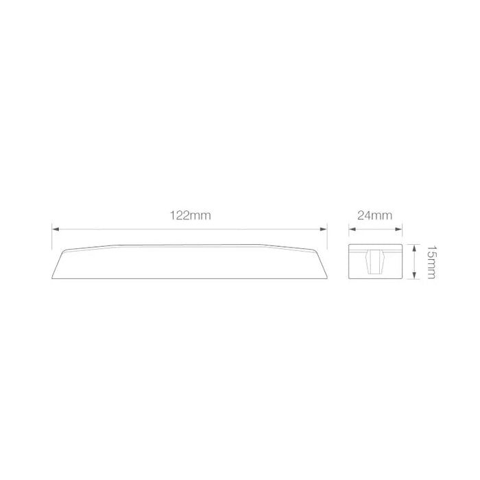 ElectraQuip -  Faretto LED R65 Slimline | 6 LED | Ambra | 10-30v