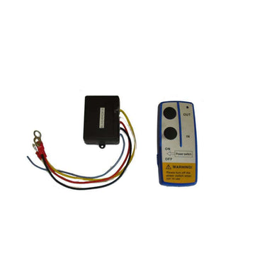 Telecomando wireless RUNVA medio 12 V per verricello, emettitore e ricevitore WSE2+WSR4