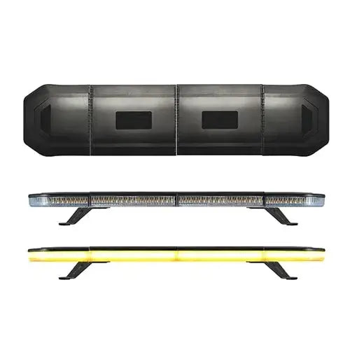 Barra lampeggiante LED ambra R65, 862 mm, lampeggio alle estremità – ElectraQuip – immagine 4