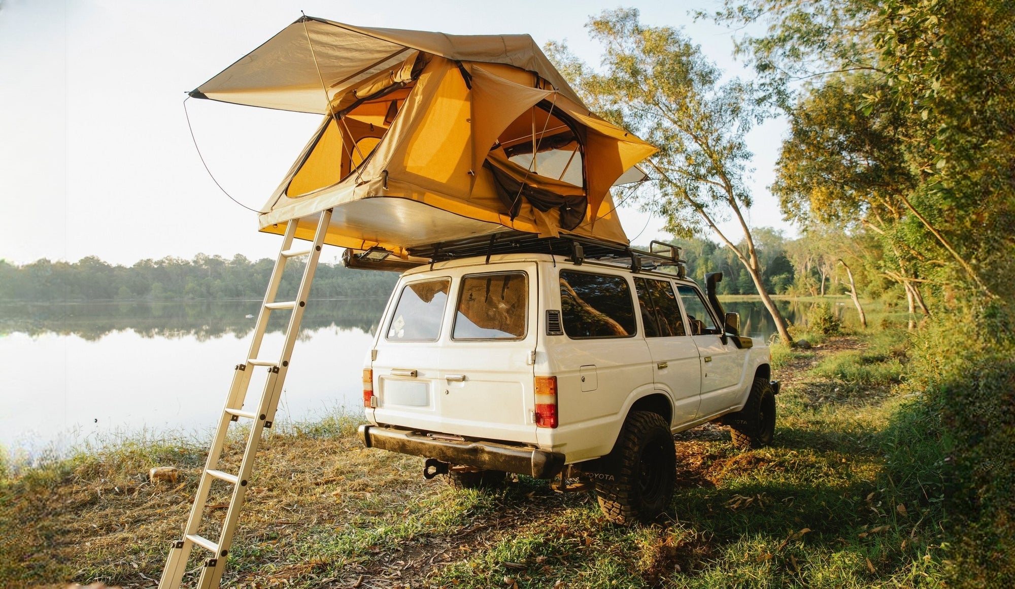 argoing slide land cruiser tenda tetto lago alba senza targa