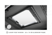 Tenda da tetto AutoHome Air-Sky 360 – finestra a tetto con telaio in alluminio