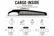 Tenda da tetto AutoHome Air-Sky 360 – capacità di stivaggio nel guscio
