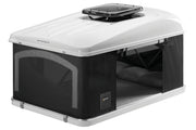 Tenda da tetto AutoHome Air-Sky 360, guscio Bianco – tenda aperta