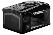 Tenda da tetto AutoHome Air-Sky 360, guscio Black Storm – tenda aperta