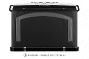 Tenda da tetto AutoHome Air-Sky 360, guscio Black Storm – vista posteriore