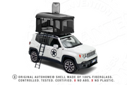 Tenda da tetto AutoHome Air-Sky 360, guscio Hard Face Black – finestra a tetto aperta