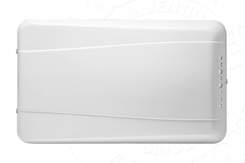 Tenda da tetto AutoHome Airlander Plus 360, guscio Bianco – vista dall'alto
