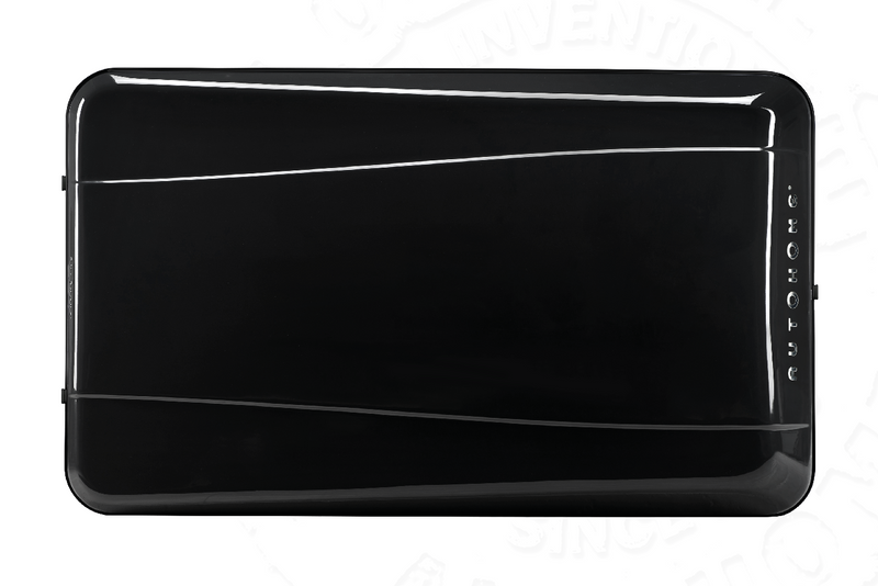 Tenda da tetto AutoHome Airlander Plus 360, guscio Black Storm – vista dall'alto