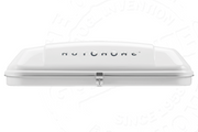 Tenda da tetto AutoHome Airlander Plus, guscio Bianco – vista laterale
