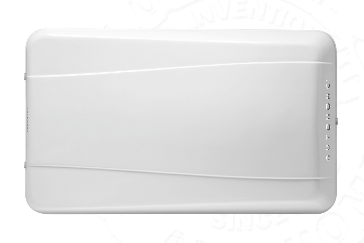 Tenda da tetto AutoHome Airlander Plus, guscio Bianco – vista dall'alto