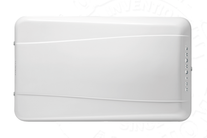 Tenda da tetto AutoHome Airlander Plus, guscio Bianco – vista dall'alto