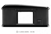 Tenda da tetto AutoHome Airlander Plus, guscio Black Storm – porta larga 90 cm