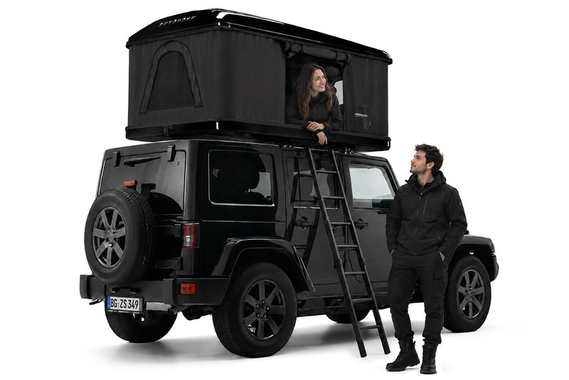 Tenda da tetto AutoHome Airlander Plus, guscio Black Storm – su fuoristrada