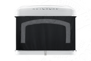Tenda da tetto AutoHome Airtop 360, guscio Bianco – vista frontale