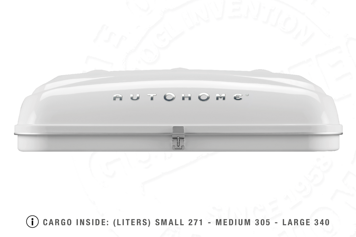 Tenda da tetto AutoHome Airtop 360, guscio Bianco – vista laterale