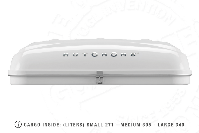 Tenda da tetto AutoHome Airtop 360, guscio Bianco – vista laterale