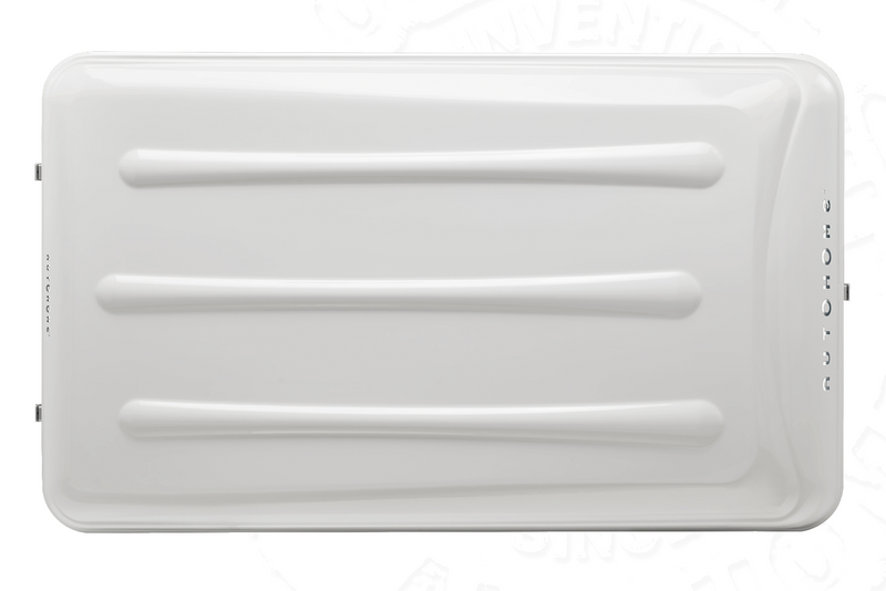 Tenda da tetto AutoHome Airtop 360, guscio Bianco – vista dall'alto