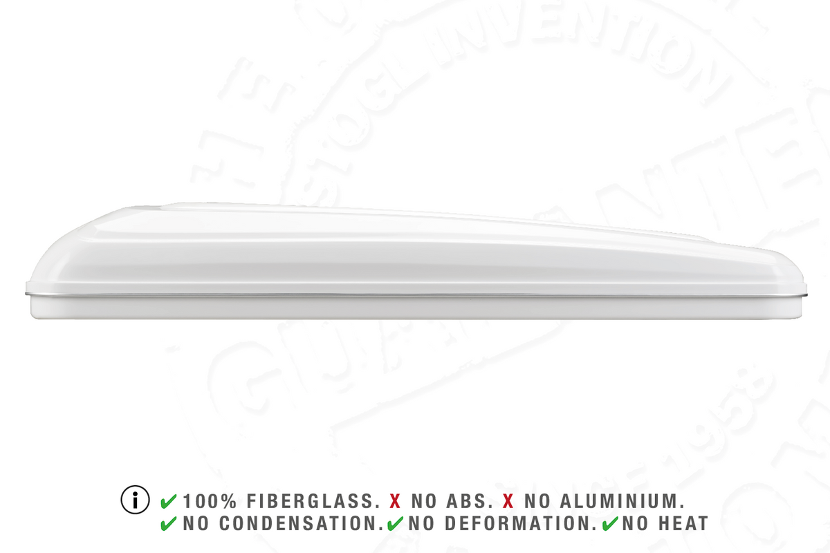 Tenda da tetto AutoHome Airtop 360, guscio Bianco – profilo