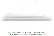 Tenda da tetto AutoHome Airtop 360, guscio Bianco – profilo