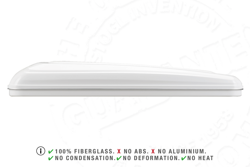 Tenda da tetto AutoHome Airtop 360, guscio Bianco – profilo