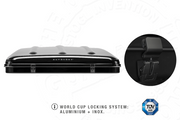 Tenda da tetto AutoHome Airtop 360, guscio Black Storm – chiusure in alluminio e inox