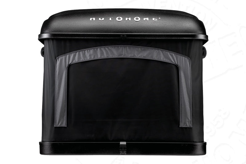 Tenda da tetto AutoHome Airtop 360, guscio Hard Face Black – vista frontale