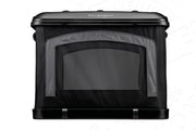 Tenda da tetto AutoHome Airtop 360, guscio Hard Face Black – vista posteriore