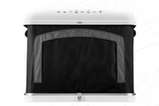 Tenda da tetto AutoHome Airtop 360, guscio Hard Face White – vista frontale