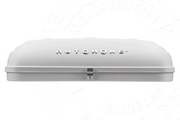 Tenda da tetto AutoHome Airtop 360, guscio Hard Face White – vista laterale