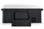 Tenda da tetto AutoHome Airtop Plus, guscio Bianco – vista laterale