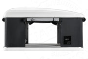 Tenda da tetto AutoHome Airtop Plus, guscio Bianco – porta laterale aperta