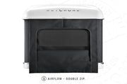 Tenda da tetto AutoHome Airtop Plus, guscio Bianco – ventilazione con doppia zip