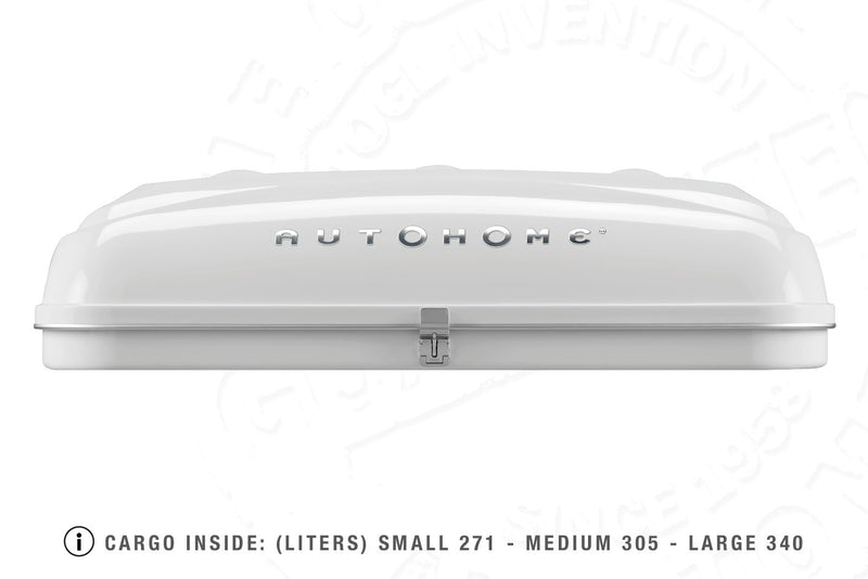 Tenda da tetto AutoHome Airtop Plus, guscio Bianco – vista laterale