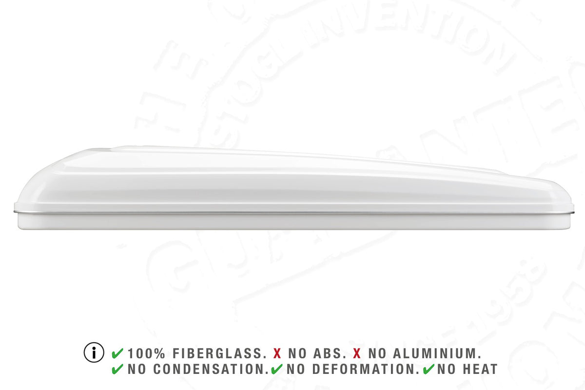 Tenda da tetto AutoHome Airtop Plus, guscio Bianco – profilo