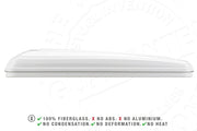 Tenda da tetto AutoHome Airtop Plus, guscio Bianco – profilo