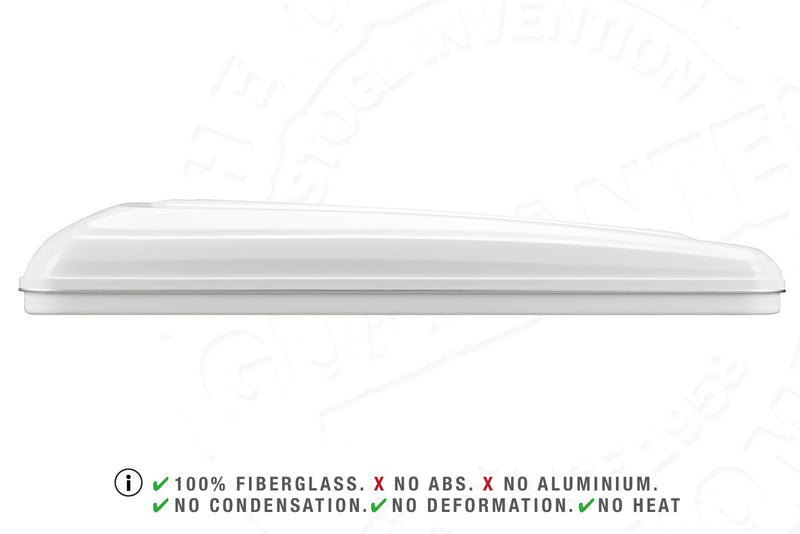 Tenda da tetto AutoHome Airtop Plus, guscio Bianco – profilo