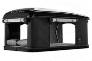 Tenda da tetto AutoHome Airtop Plus, guscio Black Storm – porte finestre aperte