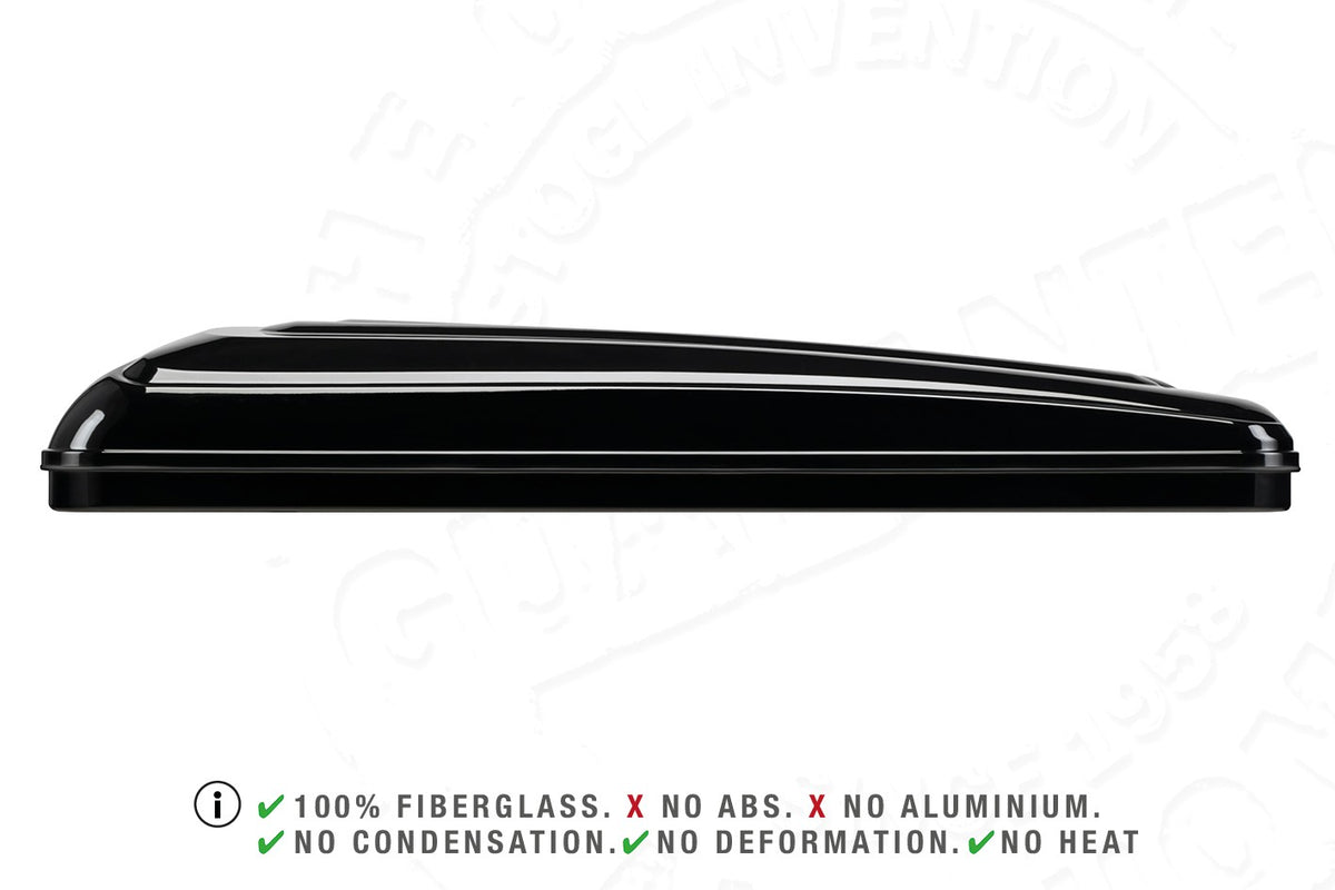 Tenda da tetto AutoHome Airtop Plus, guscio Black Storm – profilo