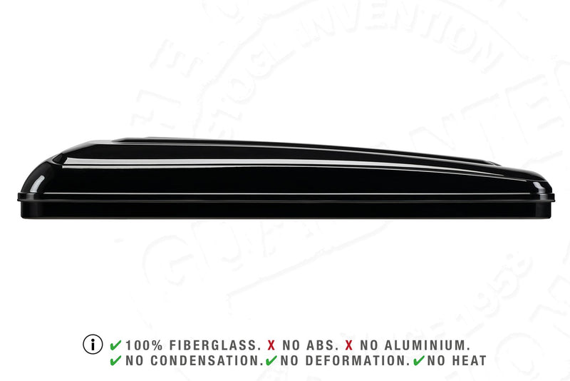 Tenda da tetto AutoHome Airtop Plus, guscio Black Storm – profilo