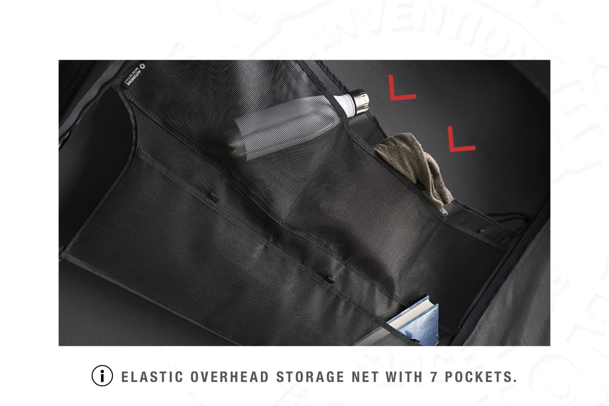 Tenda da tetto AutoHome Columbus Variant – rete portaoggetti a soffitto