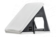 Tenda da tetto AutoHome Columbus Variant, guscio Bianco – tenda aperta