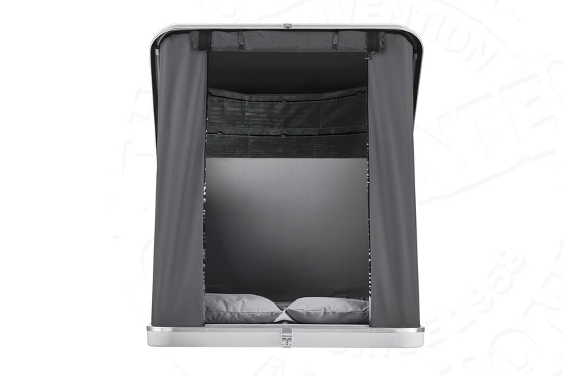 Tenda da tetto AutoHome Columbus Variant, guscio Bianco – vista posteriore