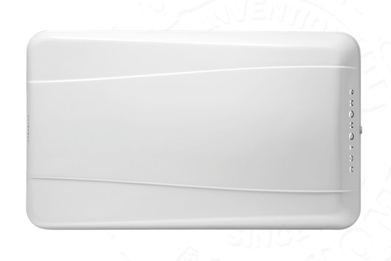 Tenda da tetto AutoHome Columbus Variant, guscio Bianco – vista dall'alto