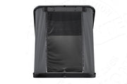 Tenda da tetto AutoHome Columbus Variant, guscio Black Storm – vista posteriore