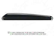 Tenda da tetto AutoHome Columbus Variant, guscio Black Storm – vista laterale