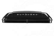 Tenda da tetto AutoHome Columbus Variant, guscio Black Storm – vista frontale