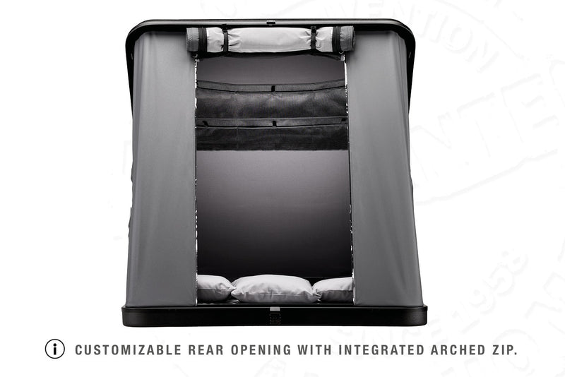 Tenda da tetto AutoHome Columbus Variant, guscio Hard Face Black – apertura posteriore regolabile