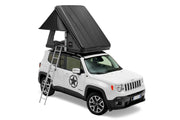 Tenda da tetto AutoHome Columbus Variant, guscio Hard Face Black – montata sul veicolo